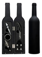 KIT ABRIDOR DE VINHO EM AÇO INOX - 5PÇS